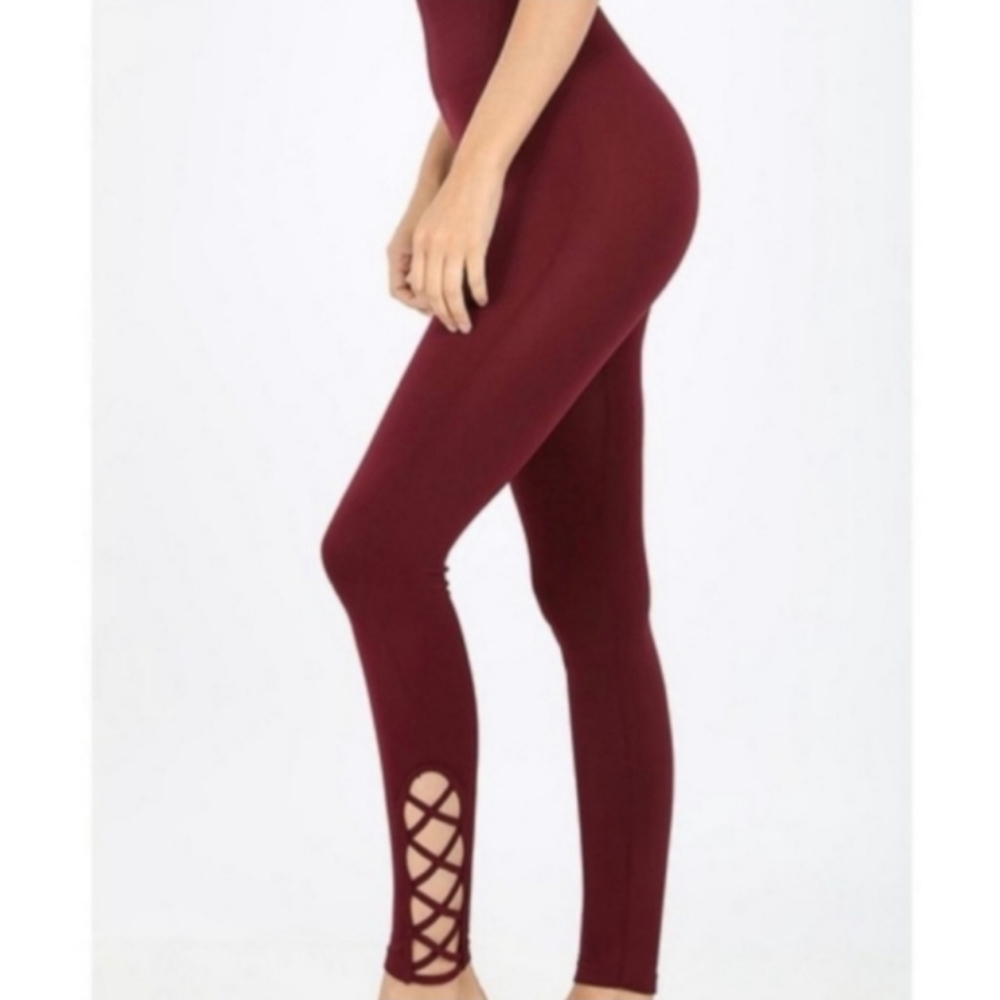 Zenana Outfitters Full Length High Waist Tummy Control Leggings